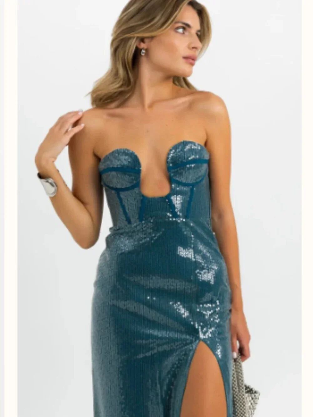 ASOS DESIGN Corset Maxi Dress